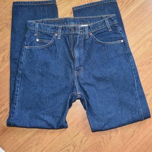 Men's Levi 505 33 x 30, Regular Fit, Straight Leg, Like New, Dark Wash